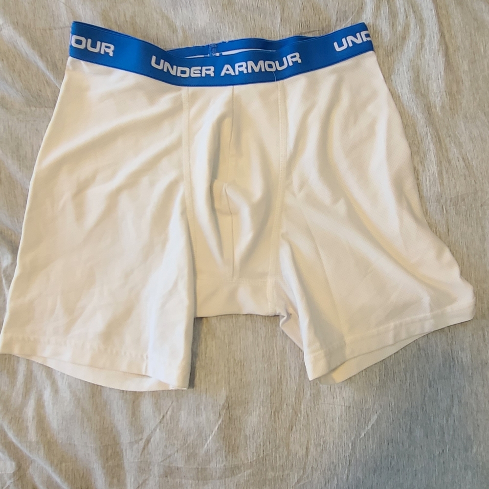 White Athletic boxer briefs